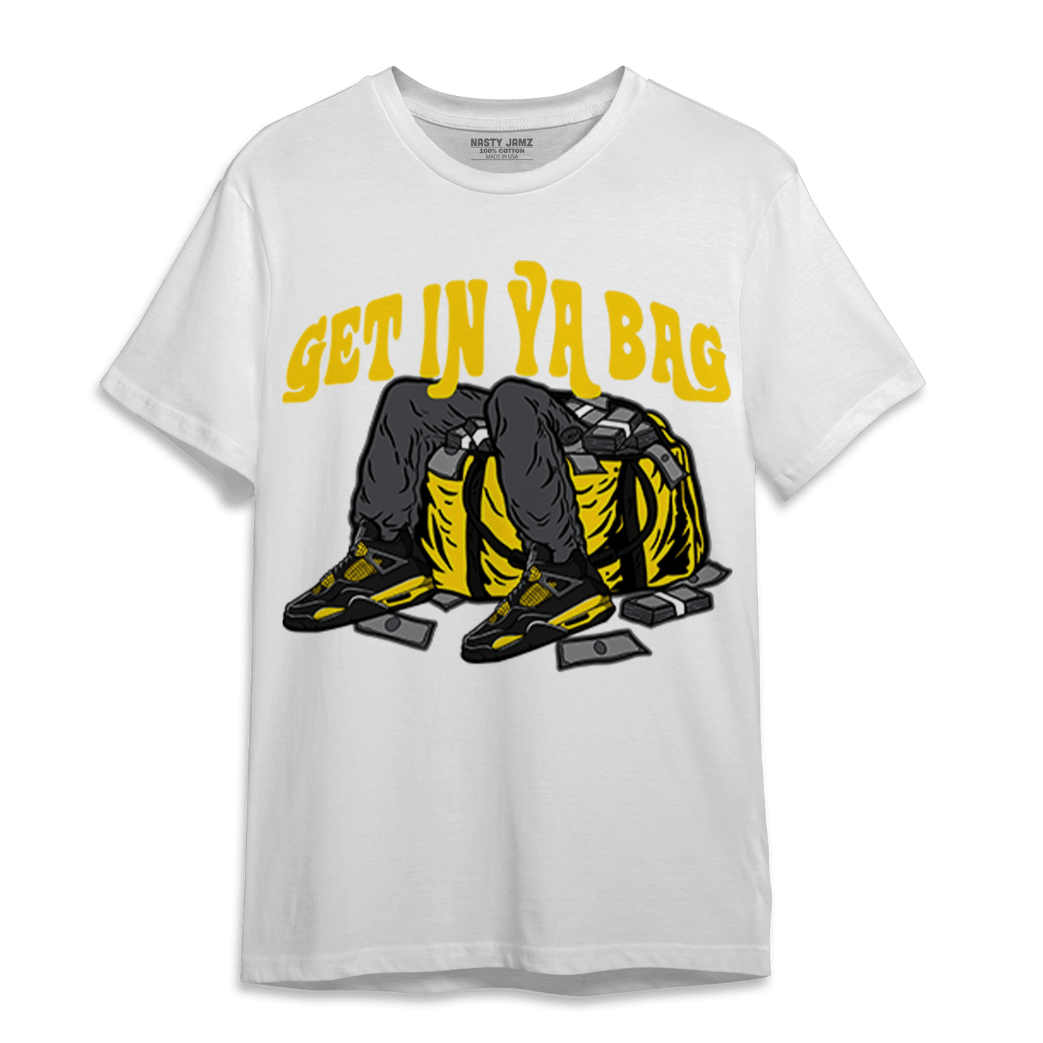 Thunder 4s T Shirt Match Get In Ya Bag - NastyJamz