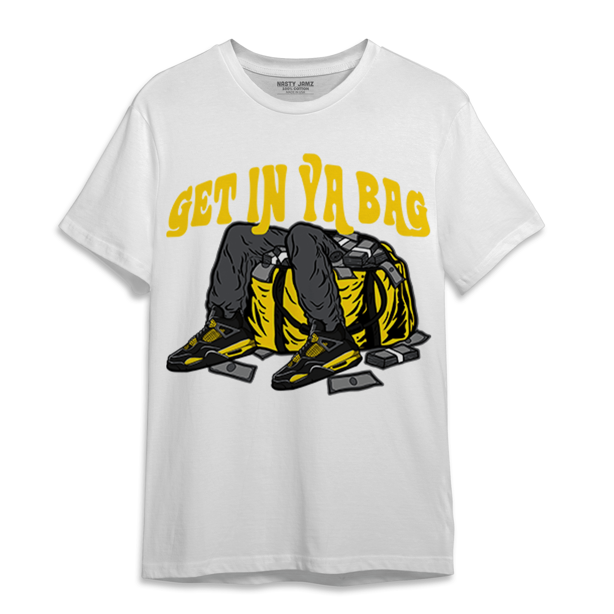 Thunder 4s T Shirt Match Get In Ya Bag - NastyJamz