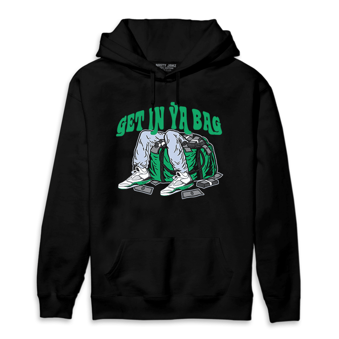 Lucky Green 5s Hoodie Match Get In Ya Bag - NastyJamz