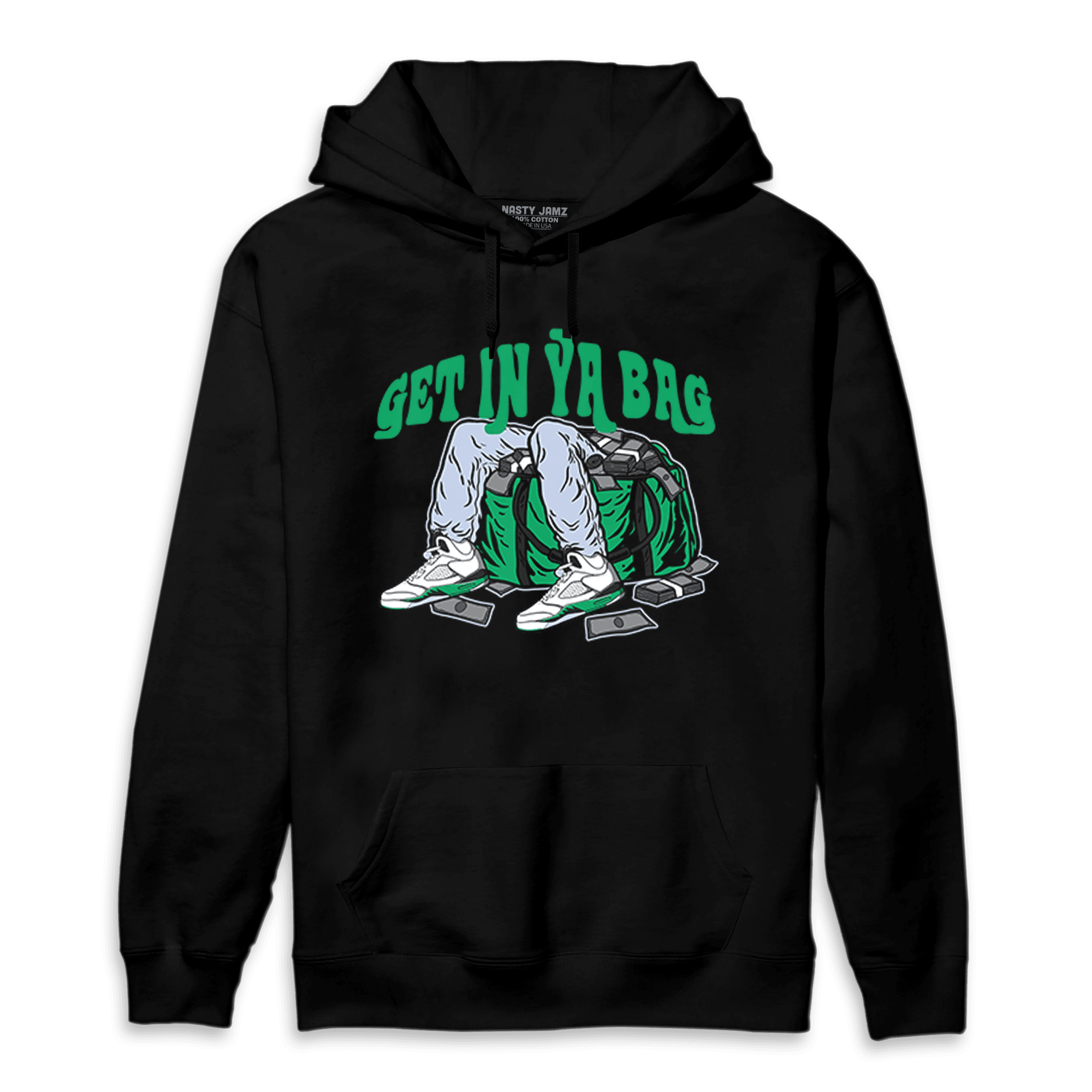 Lucky Green 5s Hoodie Match Get In Ya Bag - NastyJamz