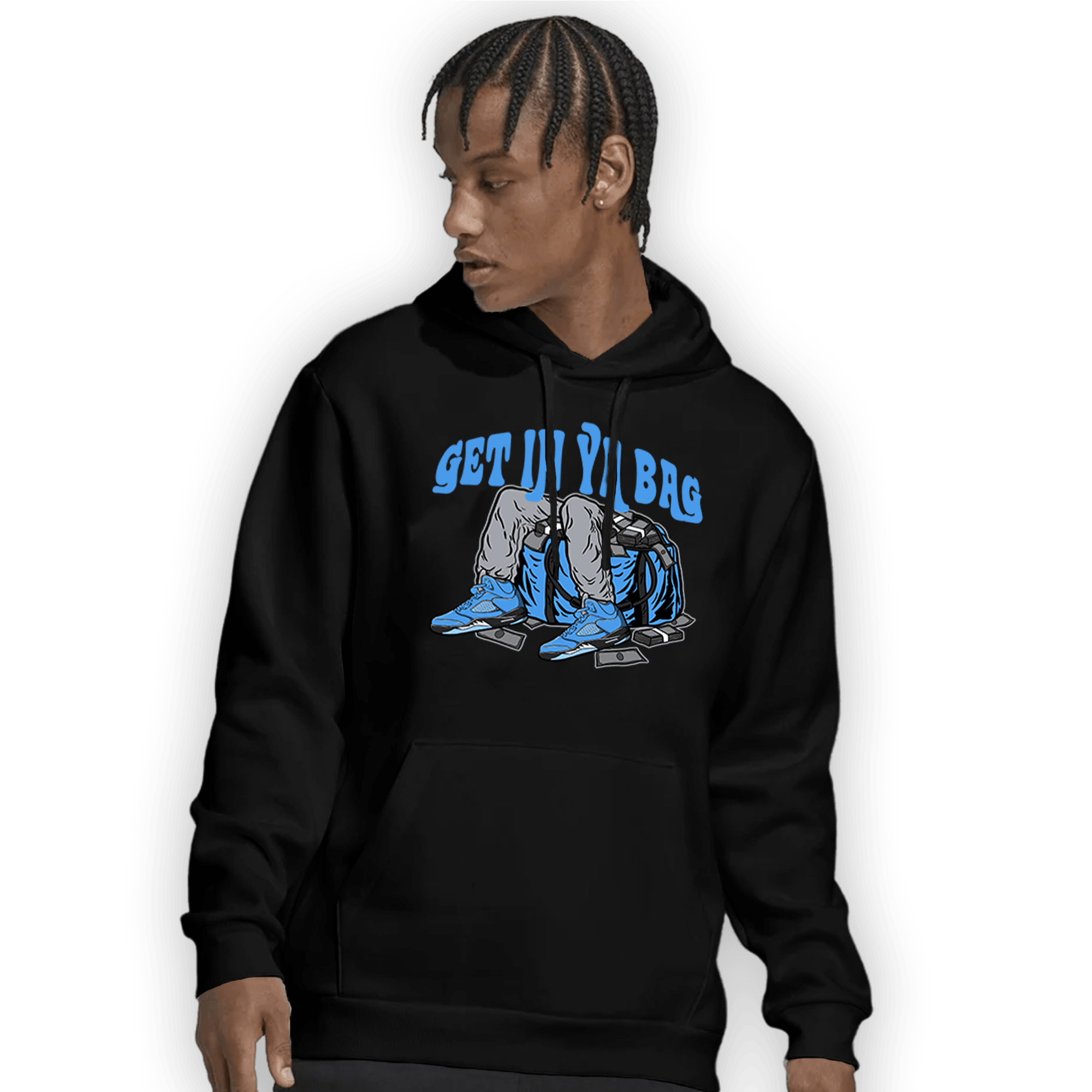 University Blue 5s Hoodie Match Get In Ya Bag - NastyJamz
