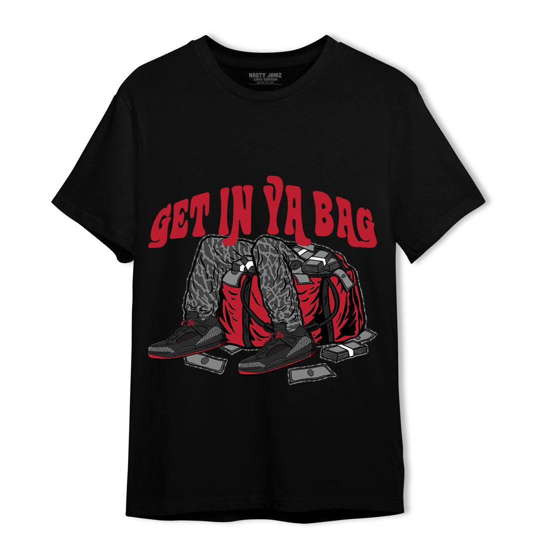 Spizike Low Bred T Shirt Match Get In Ya Bag - NastyJamz