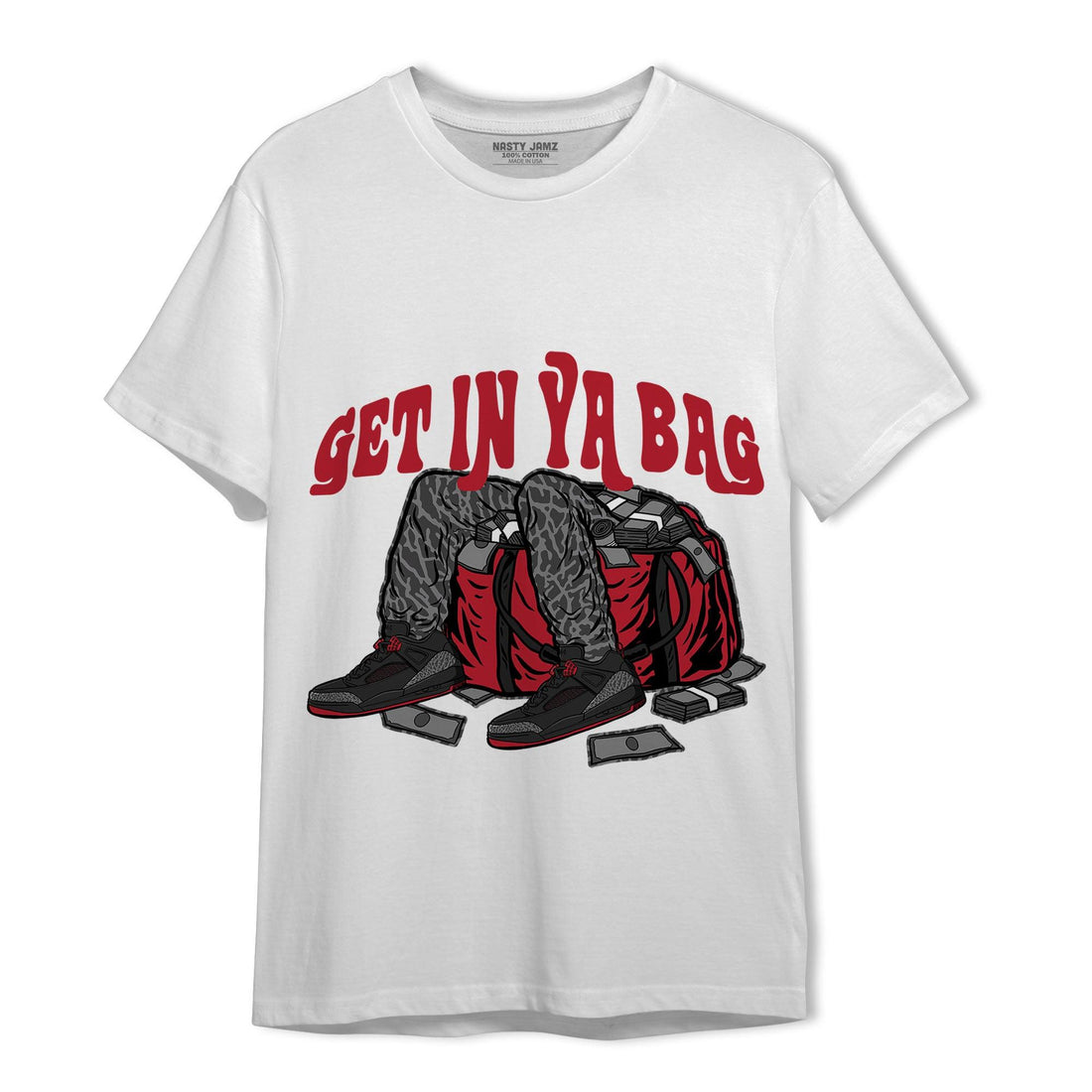 Spizike Low Bred T Shirt Match Get In Ya Bag - NastyJamz