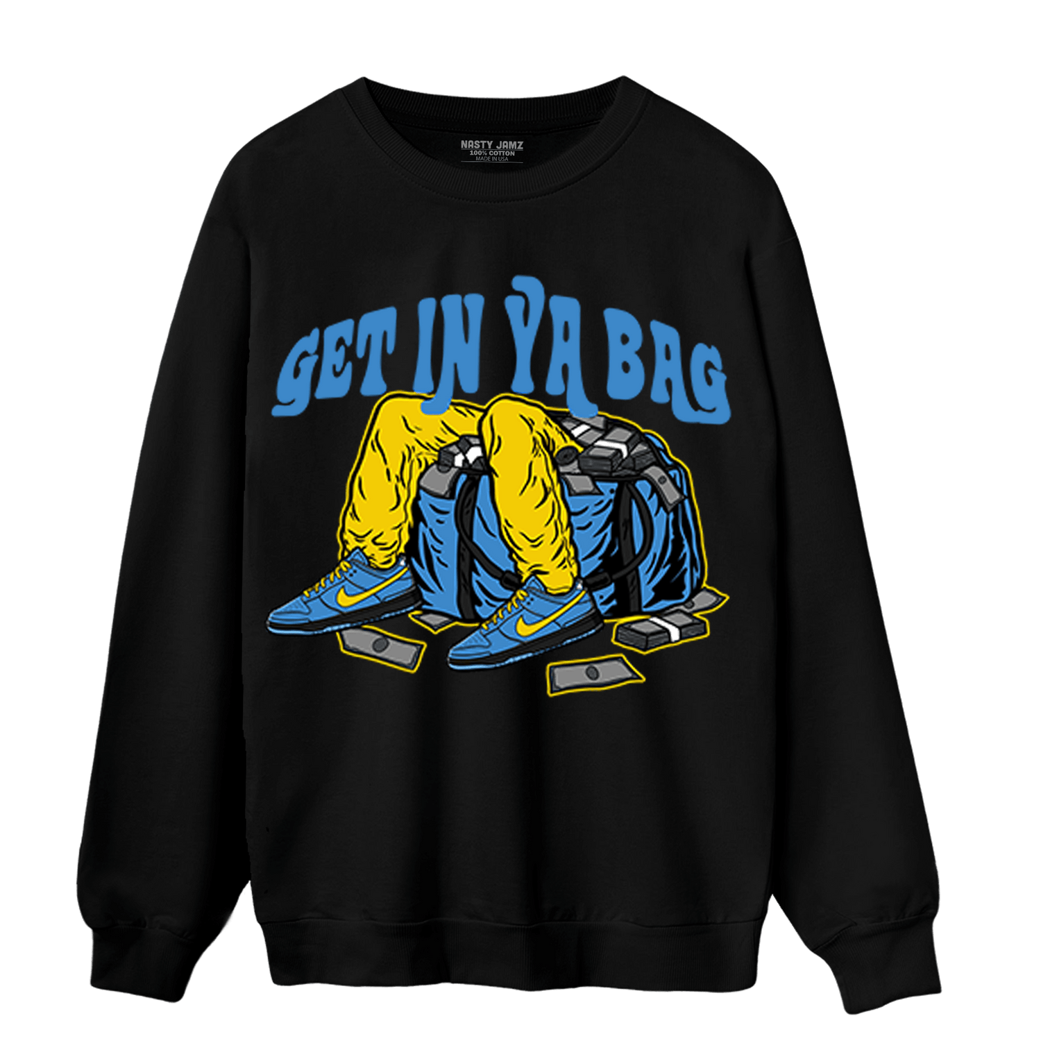 SB Dunk Bubbles Sweatshirt Match Get In Ya Bag - NastyJamz