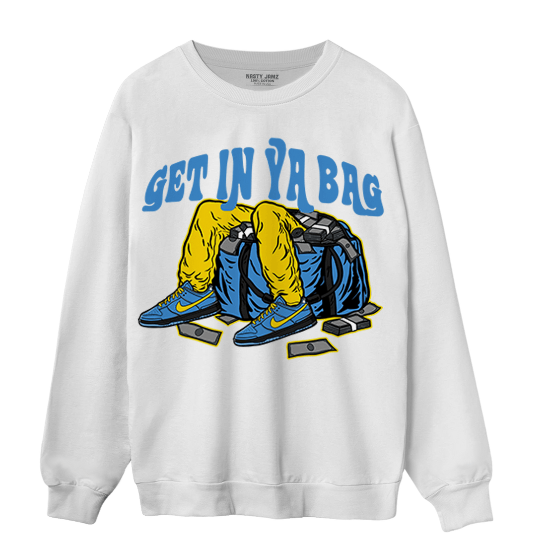 SB Dunk Bubbles Sweatshirt Match Get In Ya Bag - NastyJamz