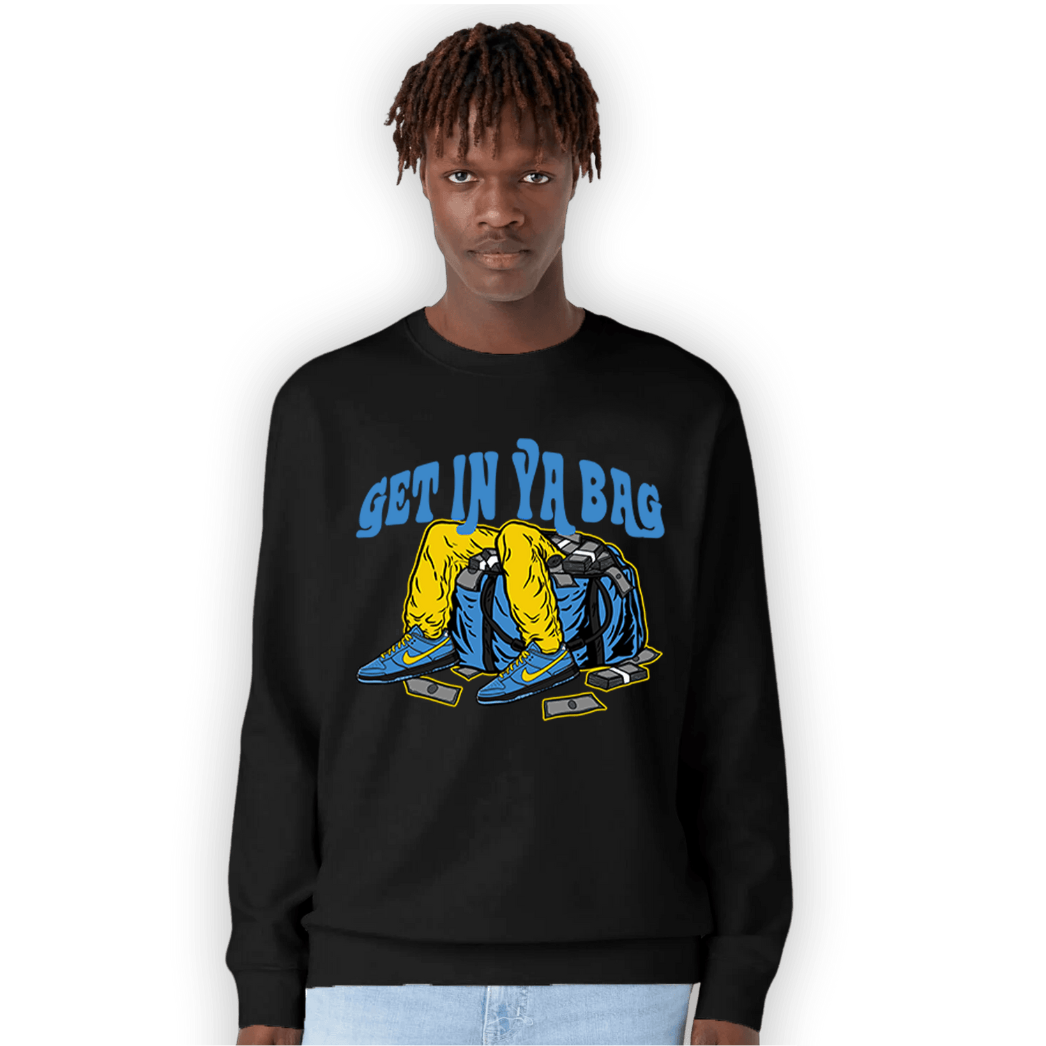SB Dunk Bubbles Sweatshirt Match Get In Ya Bag - NastyJamz