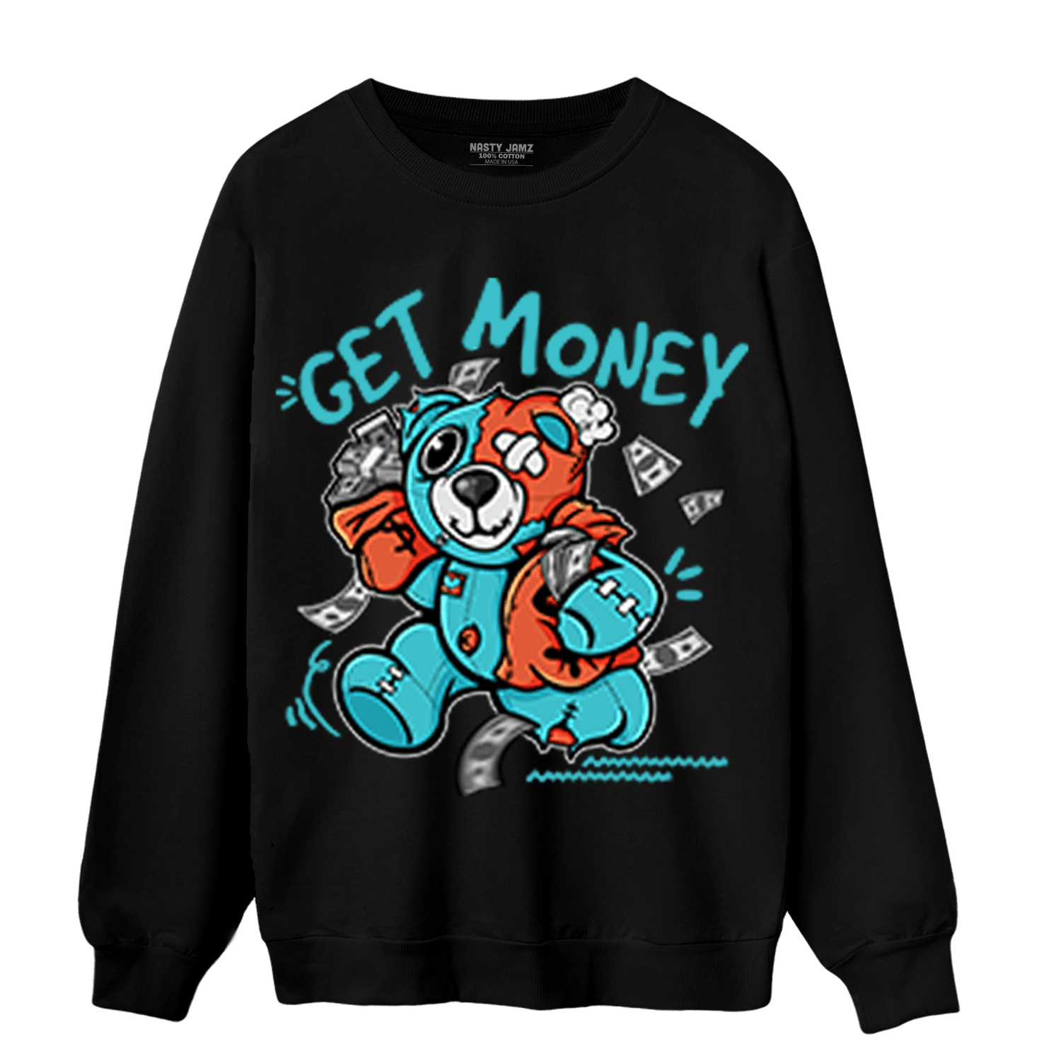 Dunk Low Dolphins Sweatshirt Match Get Money BER - NastyJamz