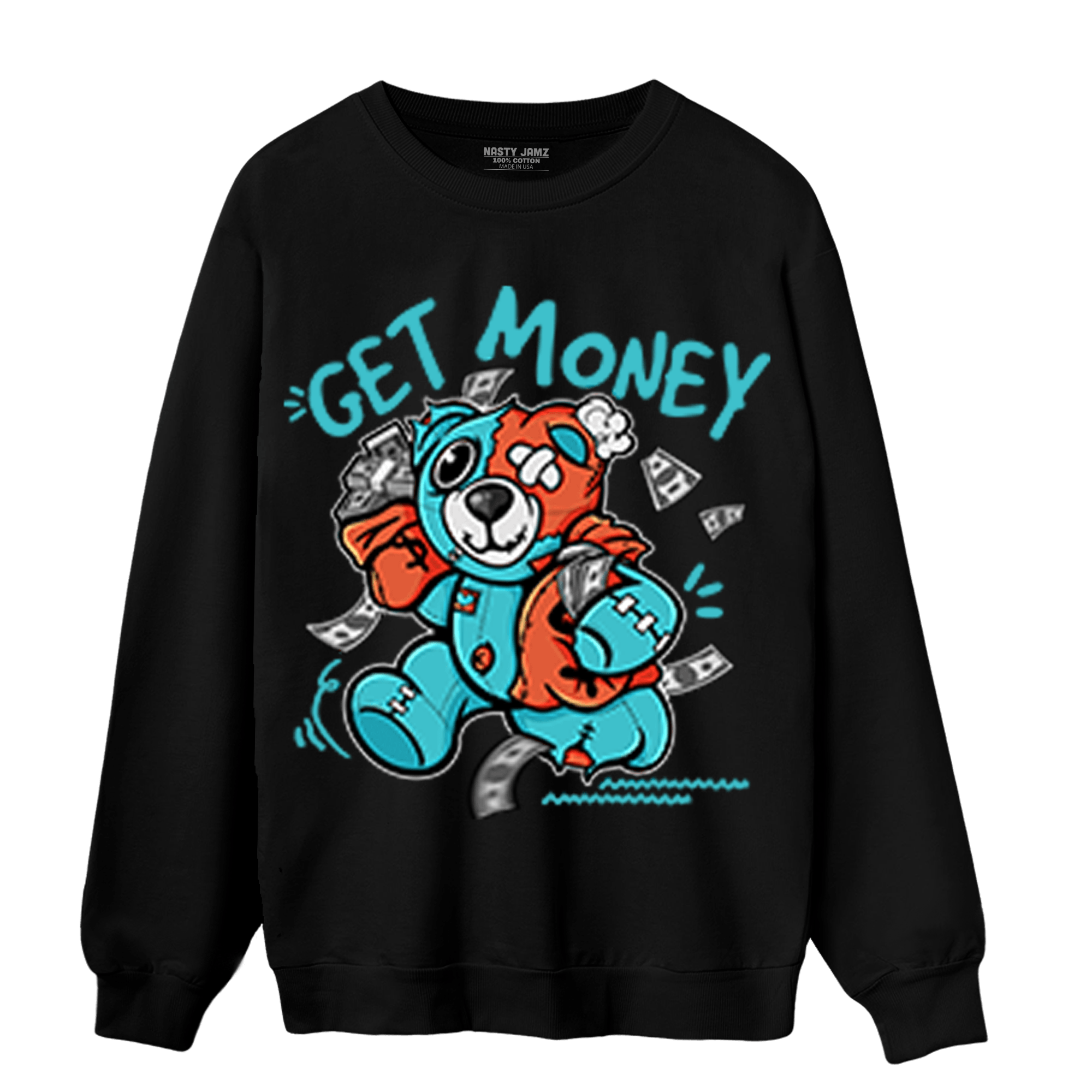 Dunk Low Dolphins Sweatshirt Match Get Money BER - NastyJamz