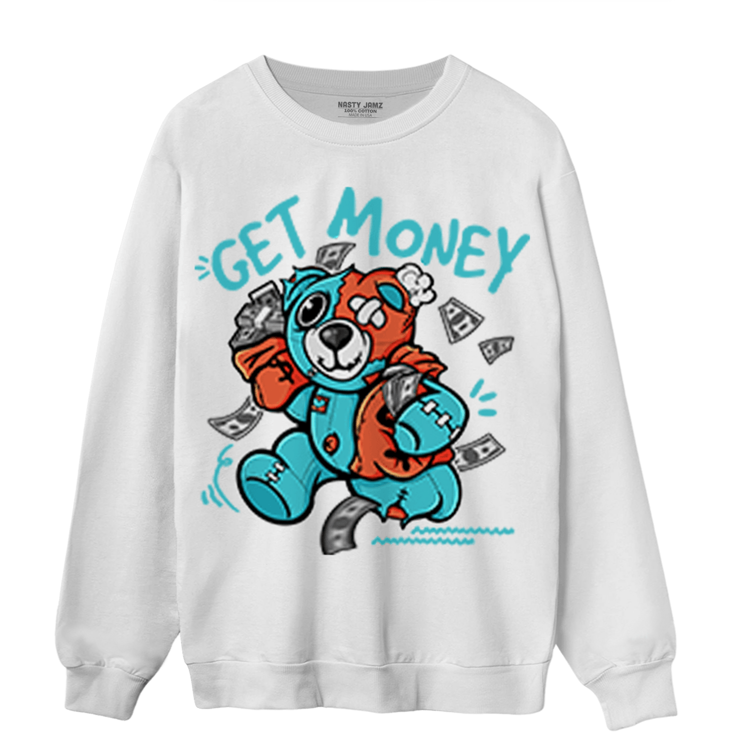 Dunk Low Dolphins Sweatshirt Match Get Money BER - NastyJamz