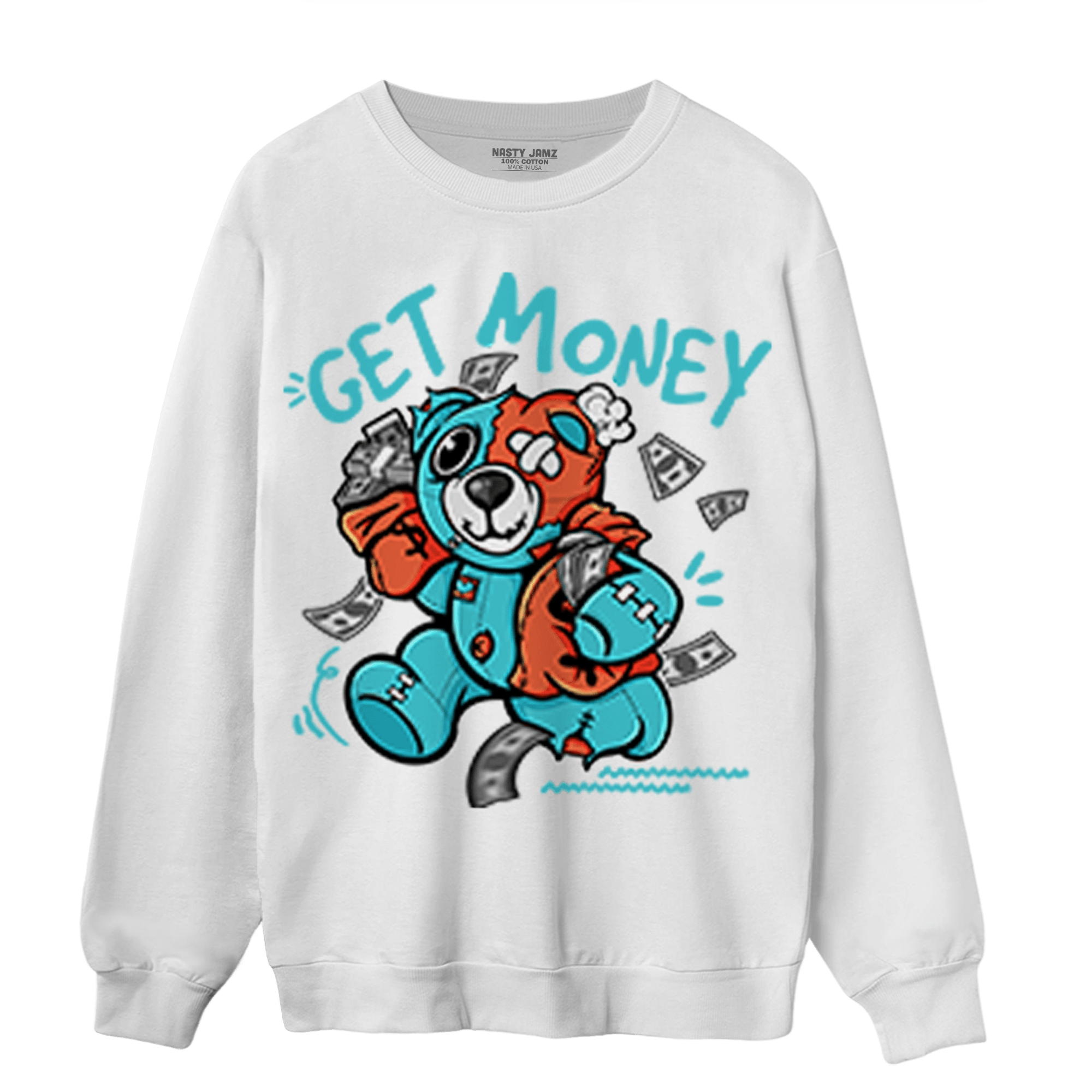 Dunk Low Dolphins Sweatshirt Match Get Money BER - NastyJamz
