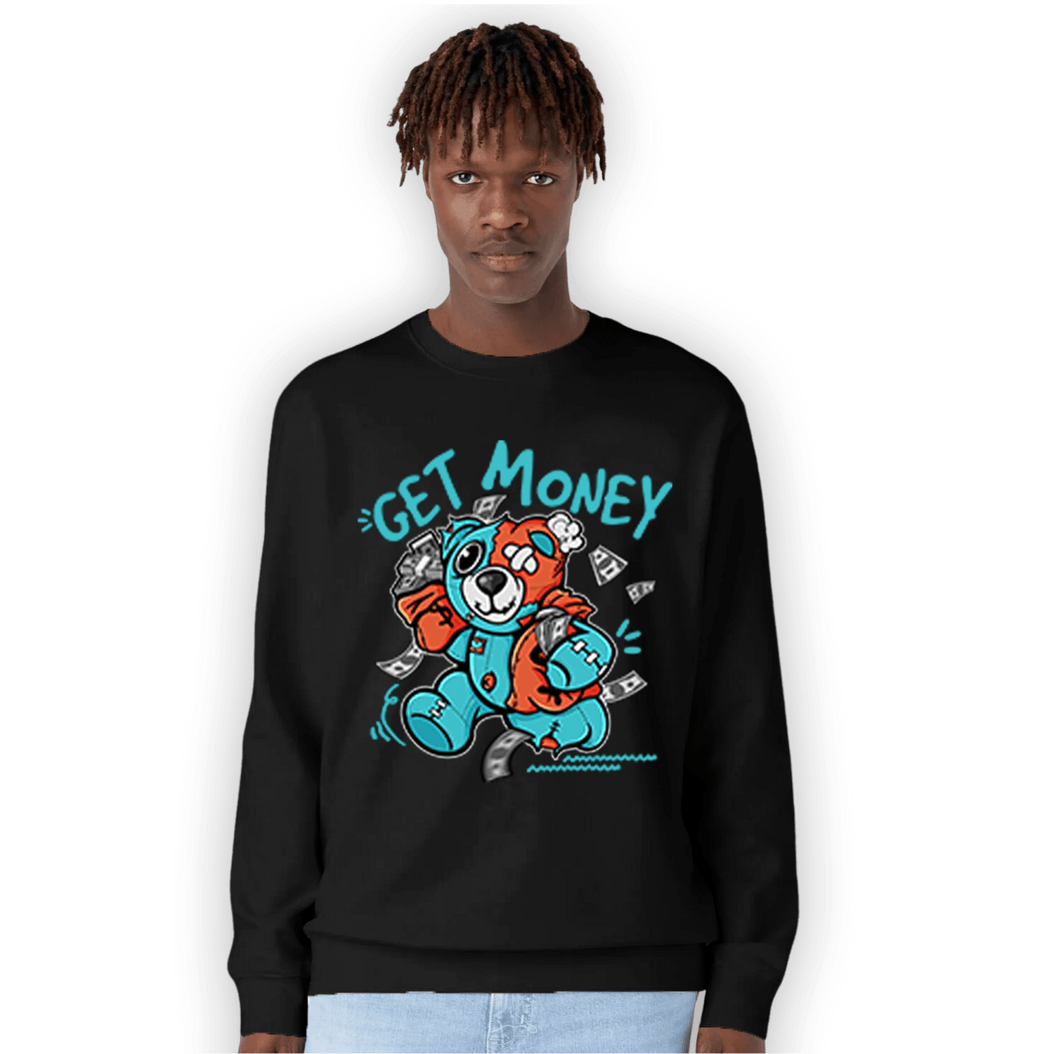 Dunk Low Dolphins Sweatshirt Match Get Money BER - NastyJamz