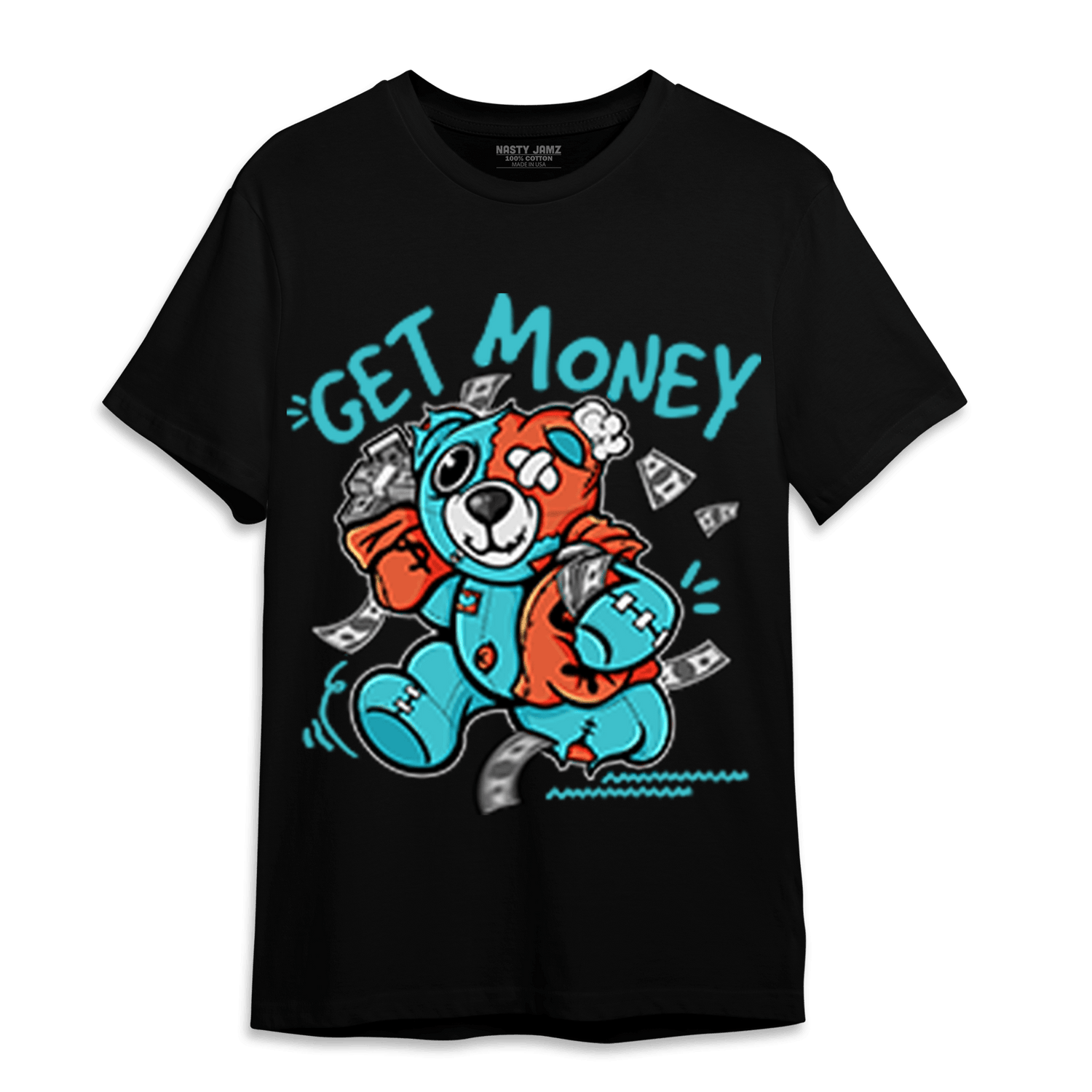 Dunk Low Dolphins T Shirt Match Get Money BER - NastyJamz