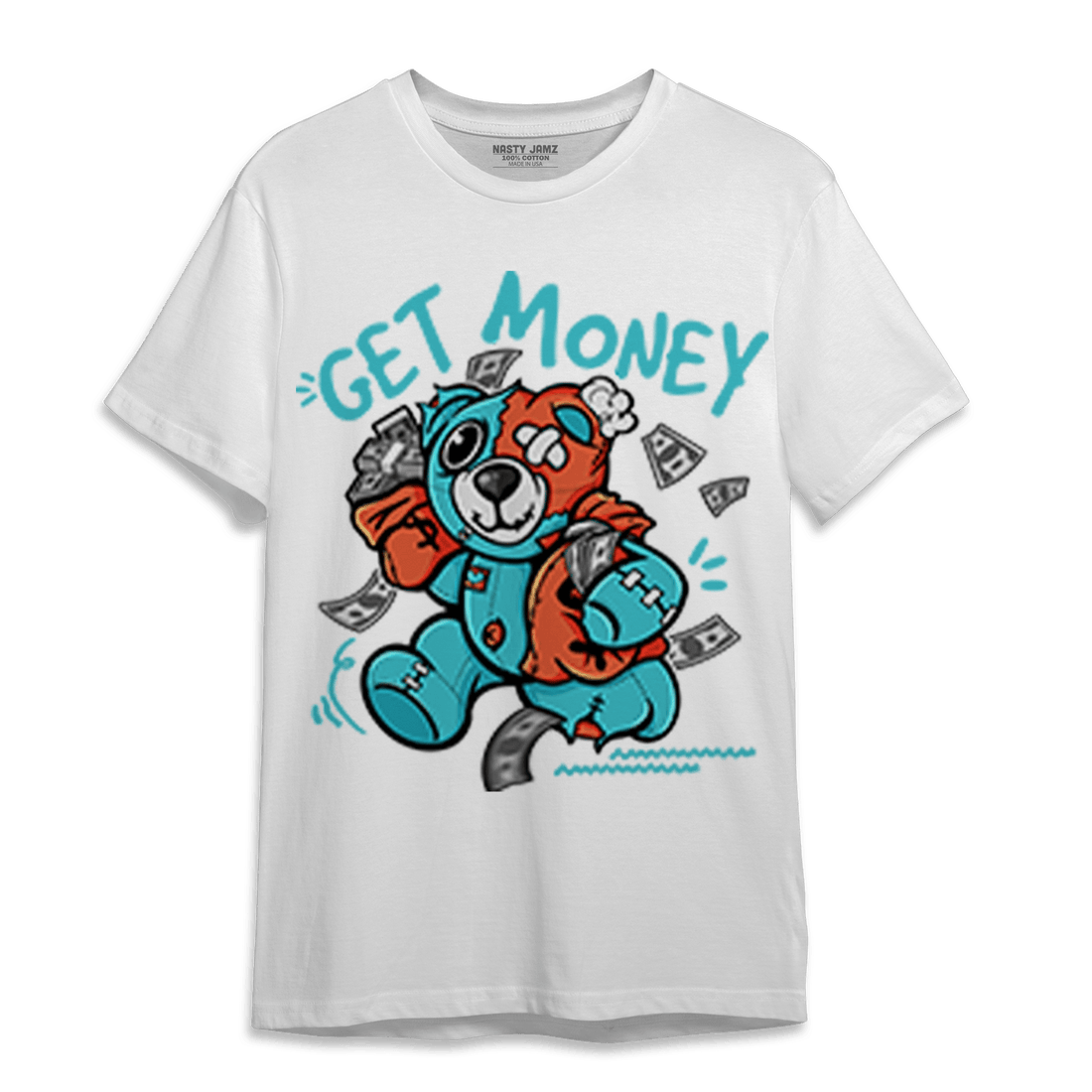 Dunk Low Dolphins T Shirt Match Get Money BER - NastyJamz