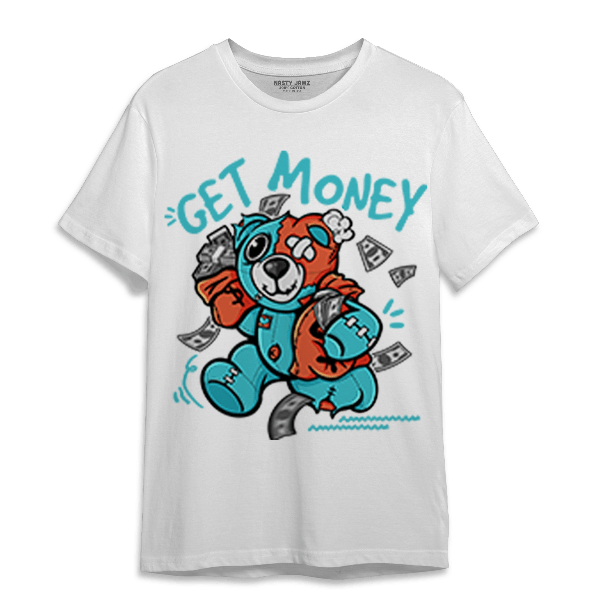 Dunk Low Dolphins T Shirt Match Get Money BER - NastyJamz