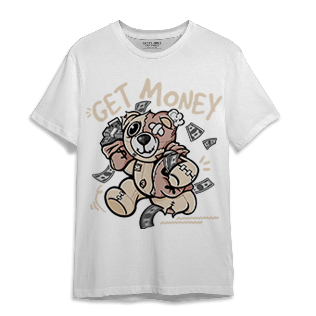 Dunk Low Twist Sanddrift T Shirt Match Get Money BER - NastyJamz