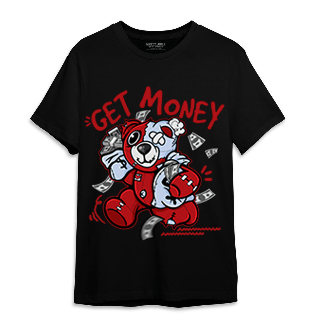 Cherry 11s T Shirt Match Get Money BER - NastyJamz