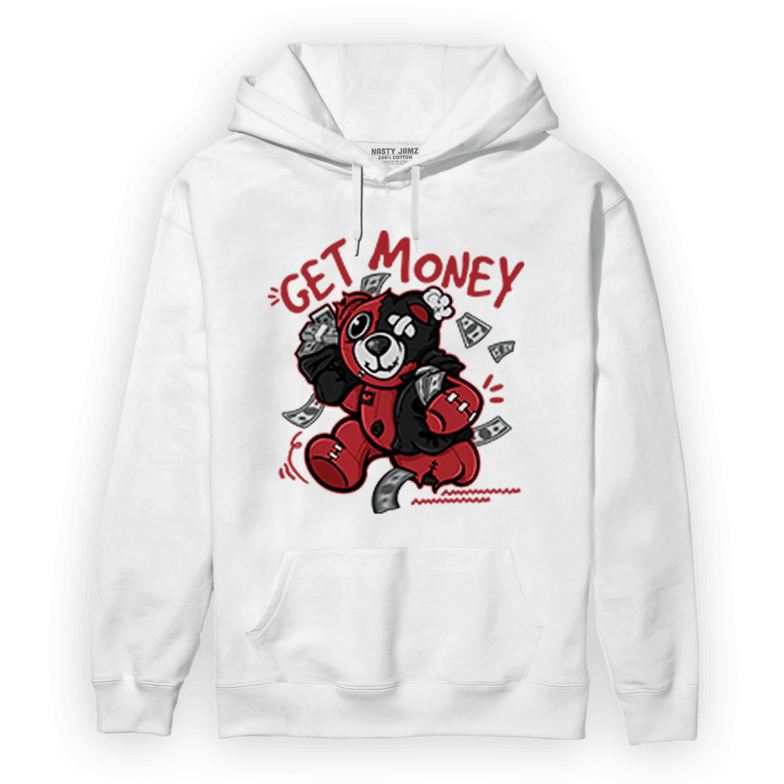Cherry 12s Hoodie Match Get Money BER - NastyJamz