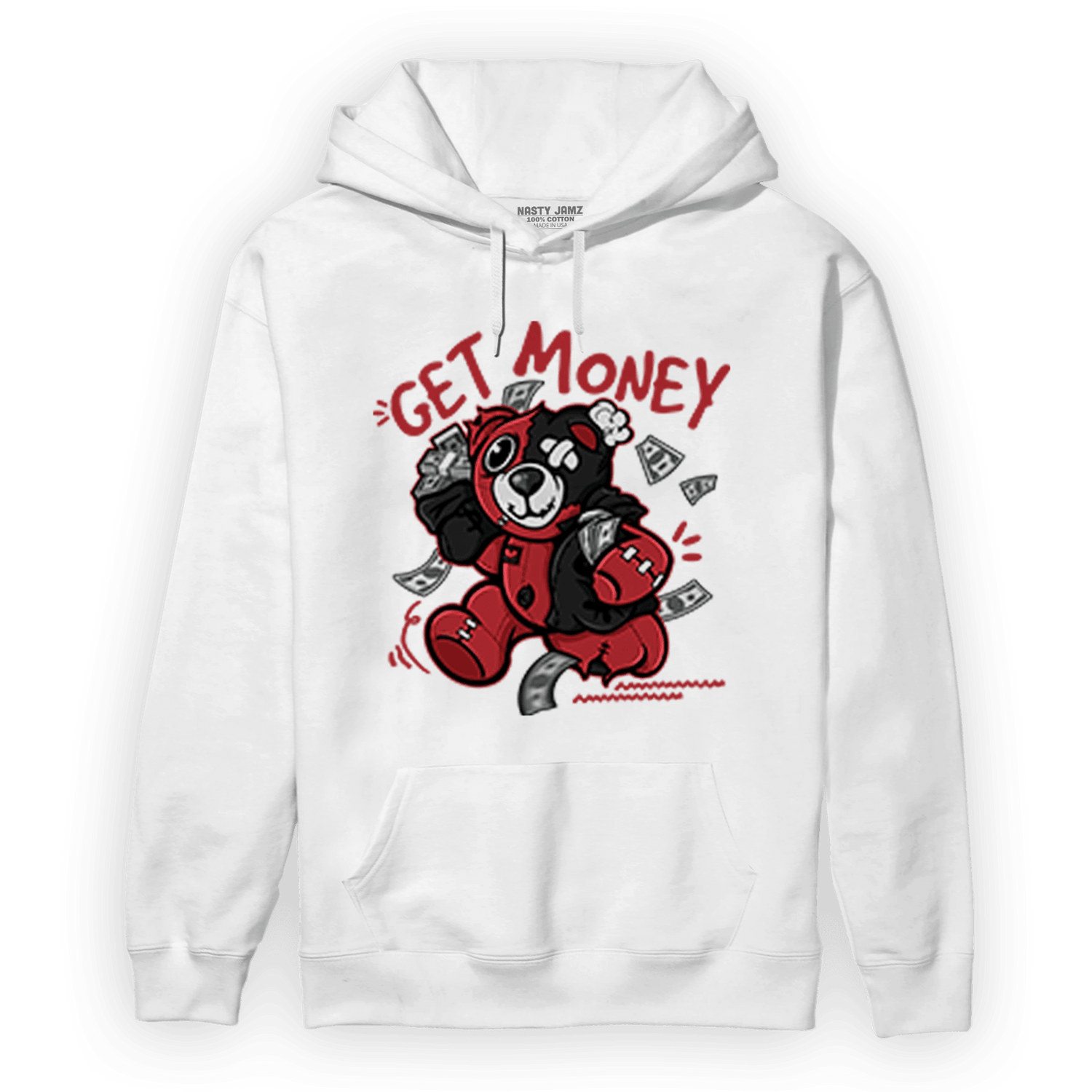 Cherry 12s Hoodie Match Get Money BER - NastyJamz