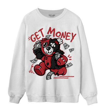 Cherry 12s Sweatshirt Match Get Money BER - NastyJamz