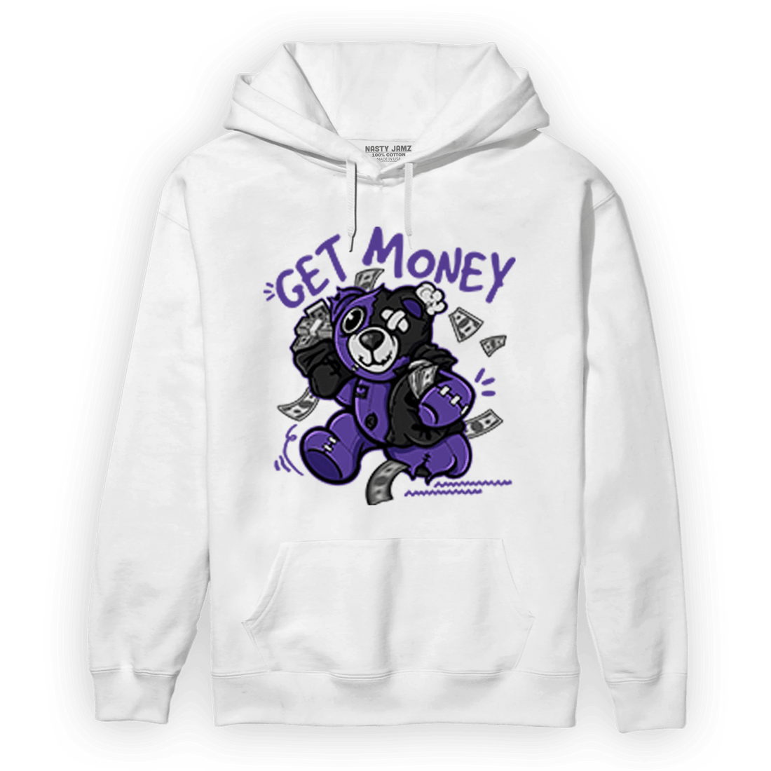 Field Purple 12s Hoodie Match Get Money BER - NastyJamz