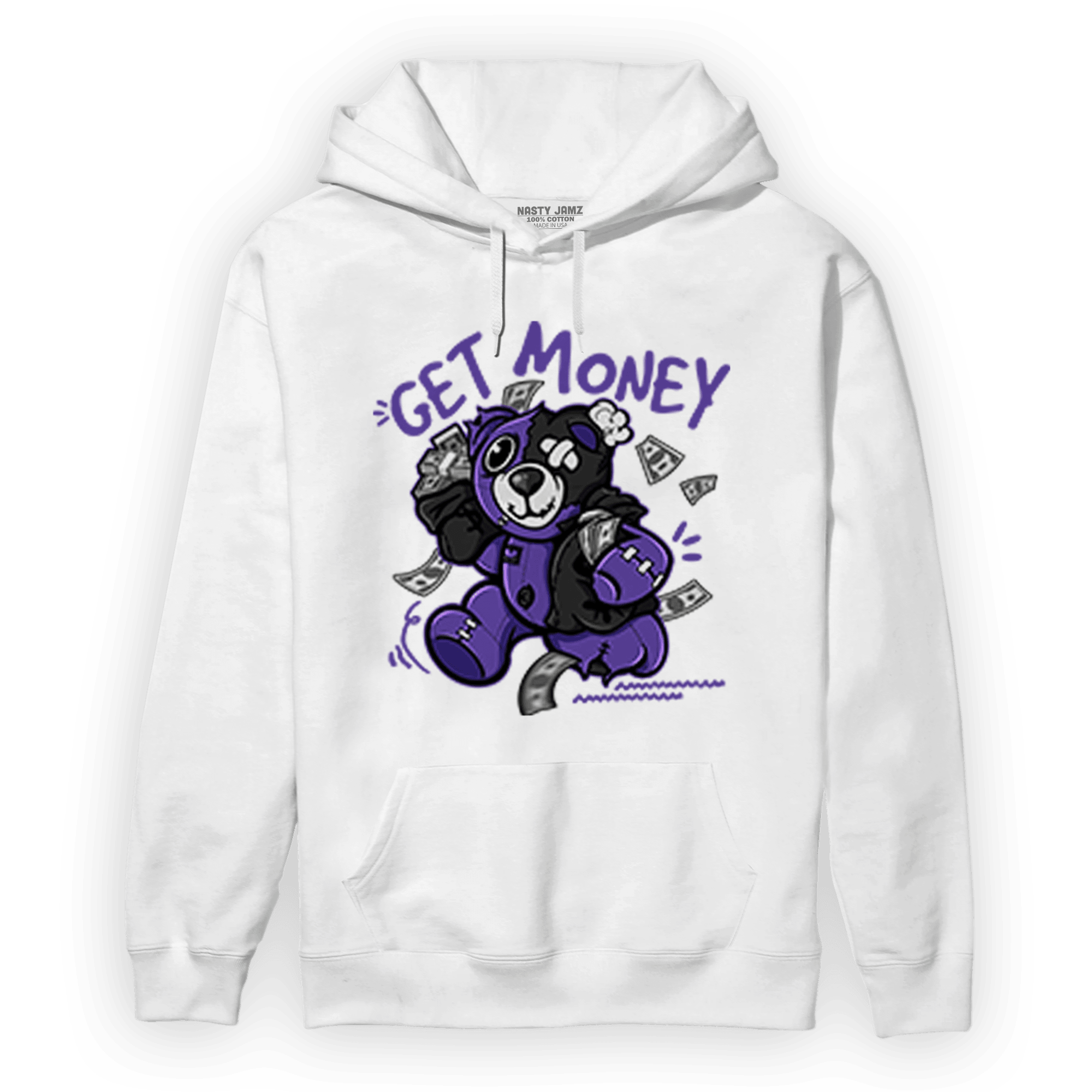 Field Purple 12s Hoodie Match Get Money BER - NastyJamz