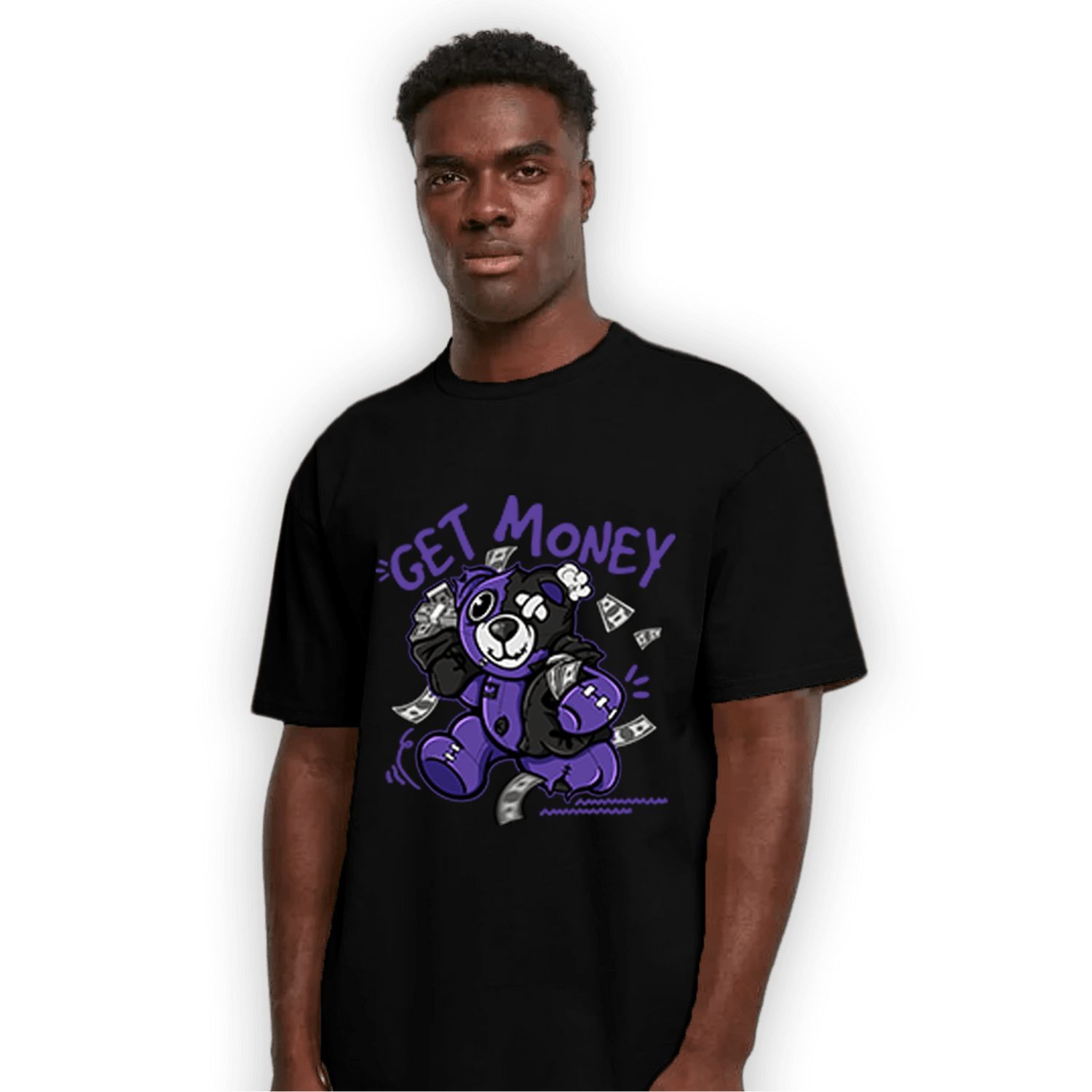 Field Purple 12s T Shirt Match Get Money BER - NastyJamz