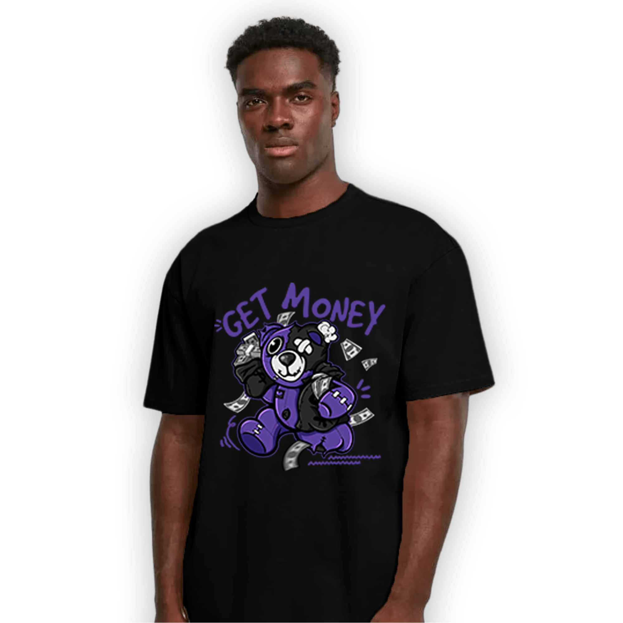 Field Purple 12s T Shirt Match Get Money BER - NastyJamz