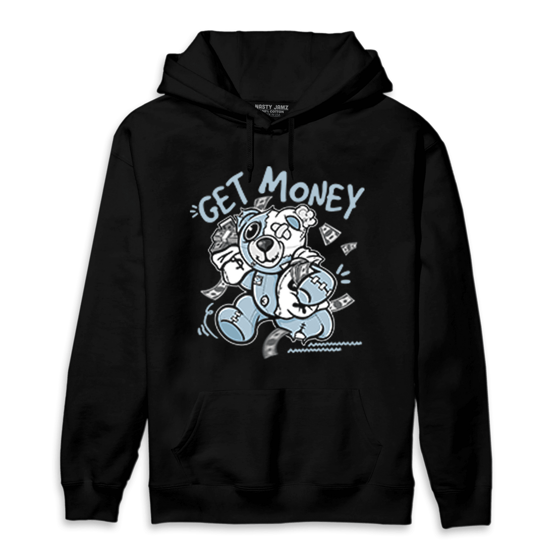 Blue Grey 13s Hoodie Match Get Money BER - NastyJamz