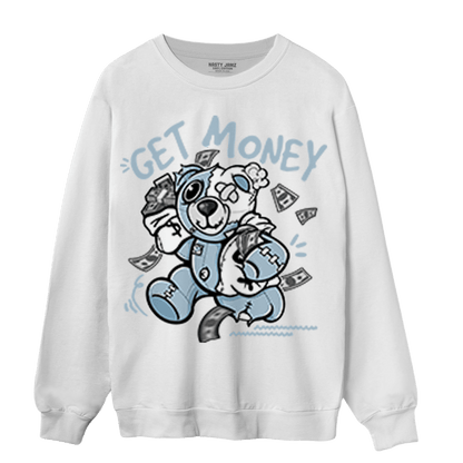 Blue Grey 13s Sweatshirt Match Get Money BER - NastyJamz