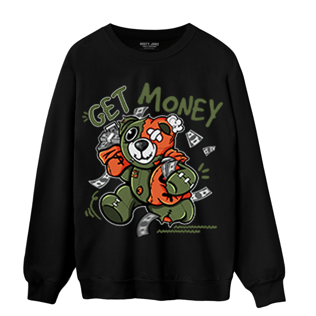 High OG Celadon 1s Sweatshirt Match Get Money BER - NastyJamz