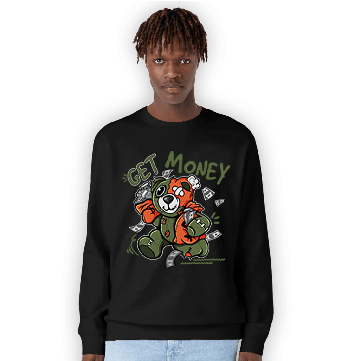 High OG Celadon 1s Sweatshirt Match Get Money BER - NastyJamz