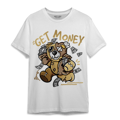 High OG Metallic Gold 1s T Shirt Match Get Money BER - NastyJamz