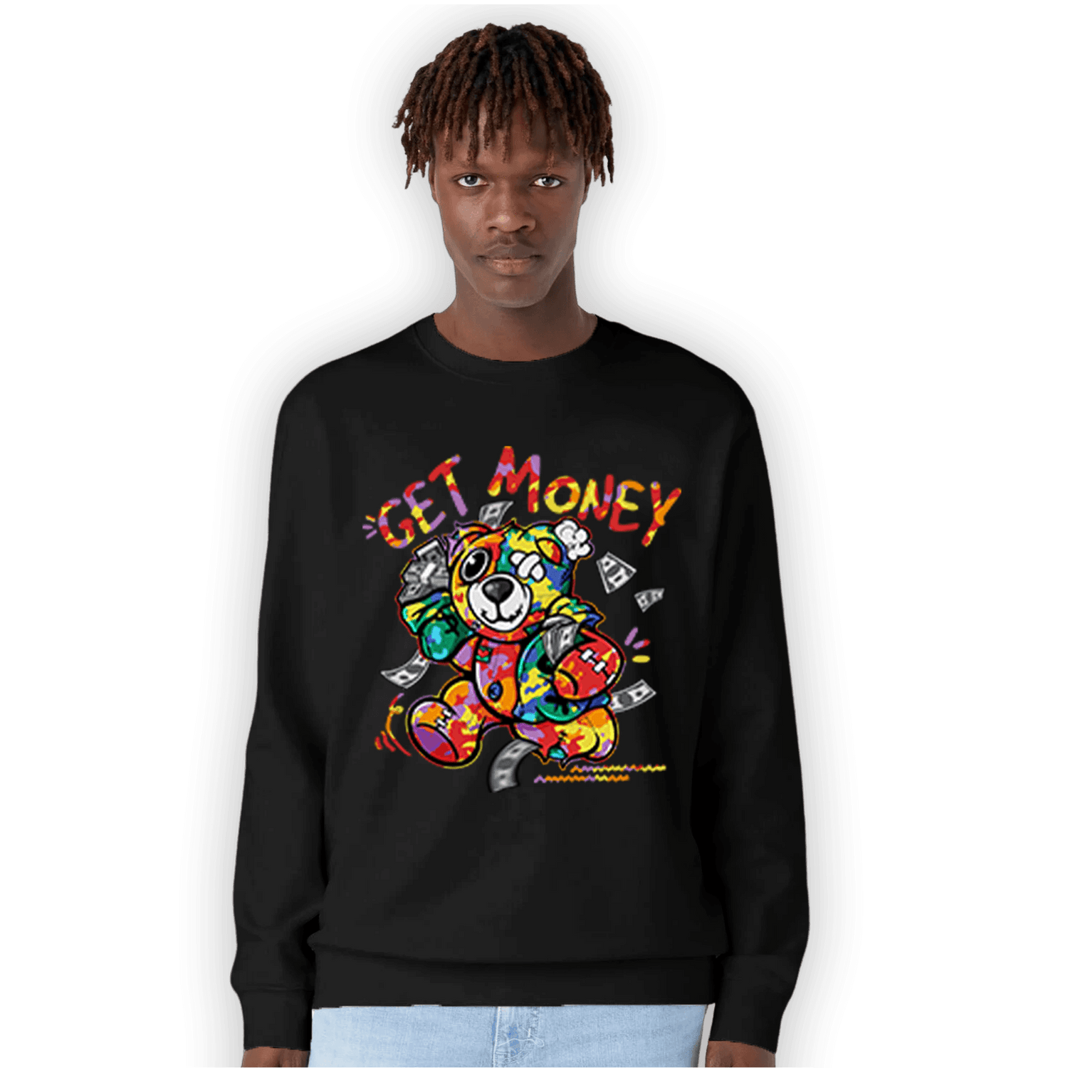 Mid GS Six Championships 1s Sweatshirt Match Get Money BER - NastyJamz
