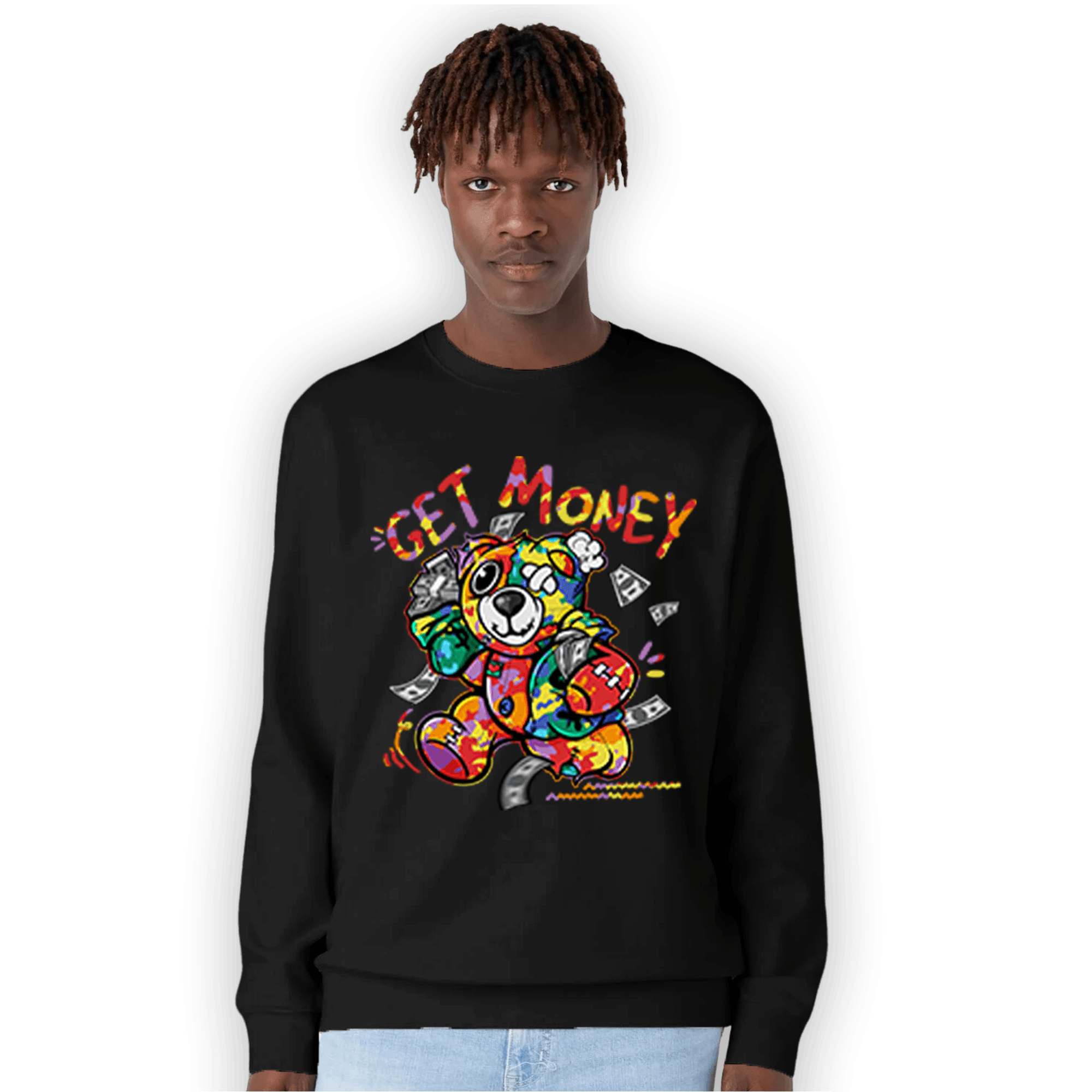 Mid GS Six Championships 1s Sweatshirt Match Get Money BER - NastyJamz