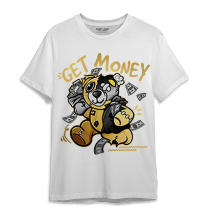 Mid SE Black Gold 1s T Shirt Match Get Money BER - NastyJamz