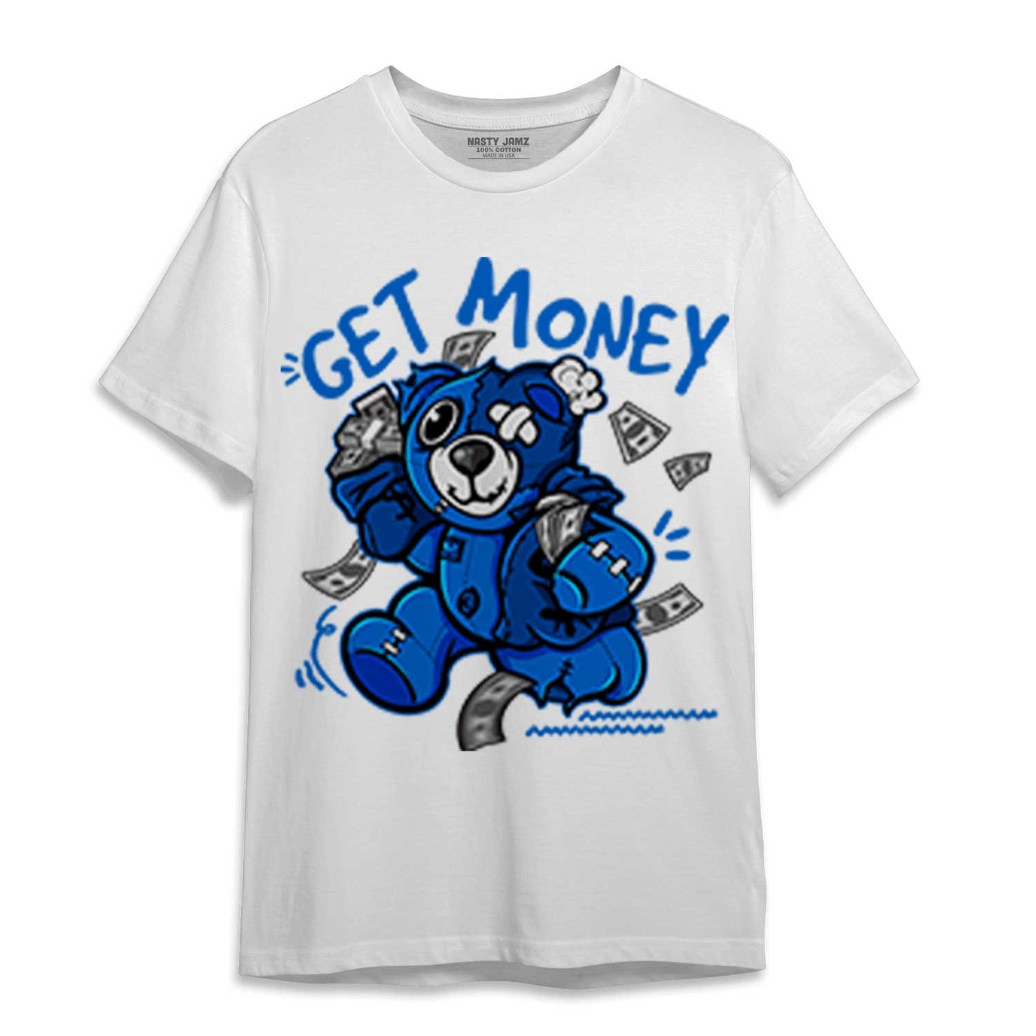 Royal Reimagined 1s T Shirt Match Get Money BER - NastyJamz