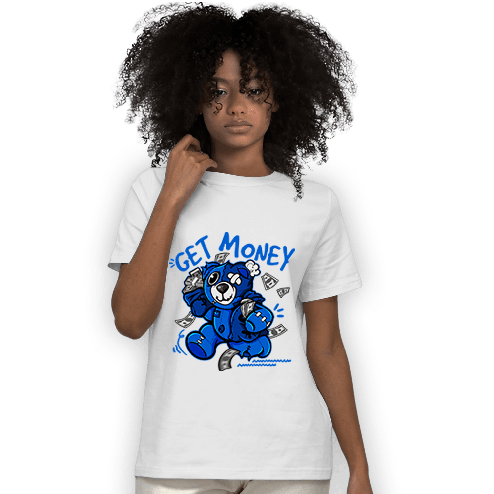 Royal Reimagined 1s T Shirt Match Get Money BER - NastyJamz