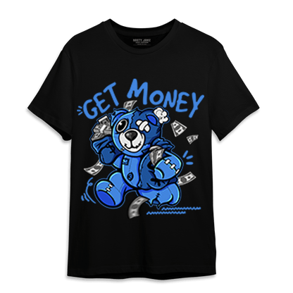 University Blue Toe 1s T Shirt Match Get Money BER - NastyJamz