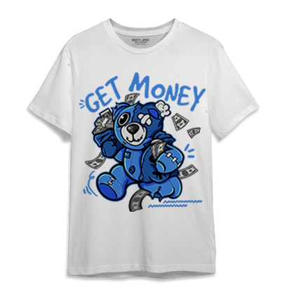 University Blue Toe 1s T Shirt Match Get Money BER - NastyJamz