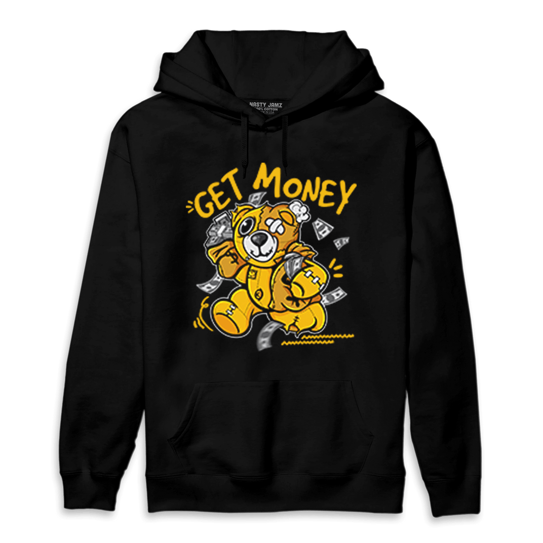 Yellow Ochre 1s Hoodie Match Get Money BER - NastyJamz