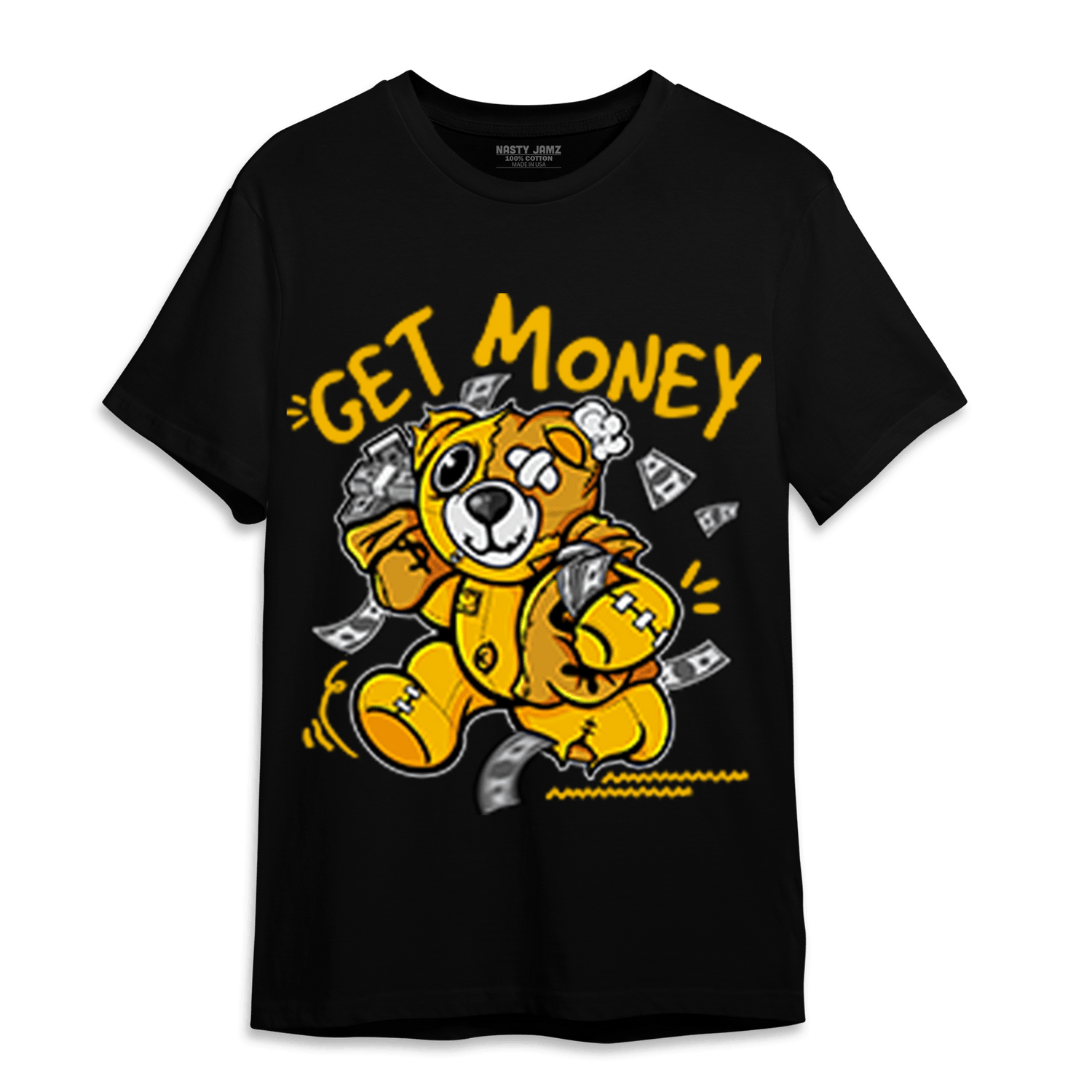 Yellow Ochre 1s T Shirt Match Get Money BER - NastyJamz