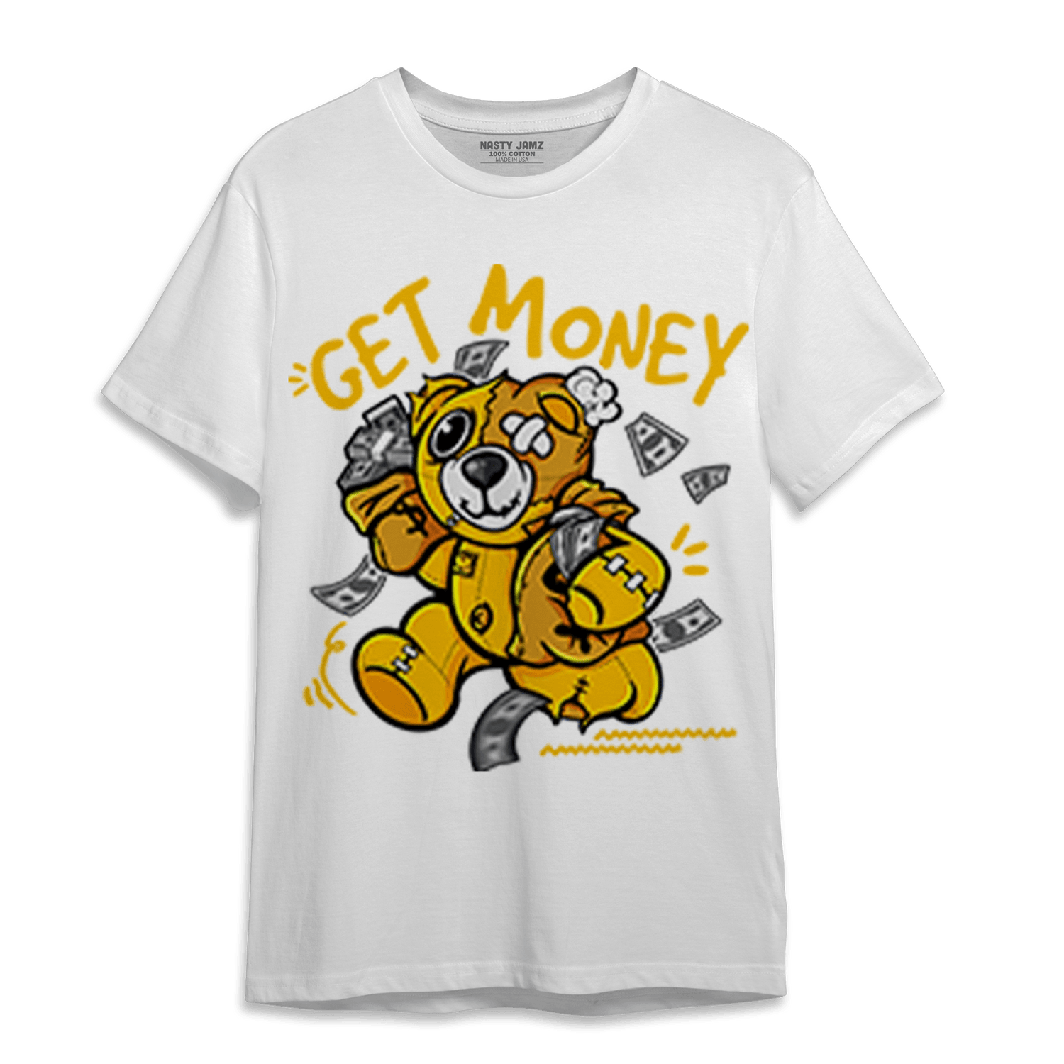 Yellow Ochre 1s T Shirt Match Get Money BER - NastyJamz