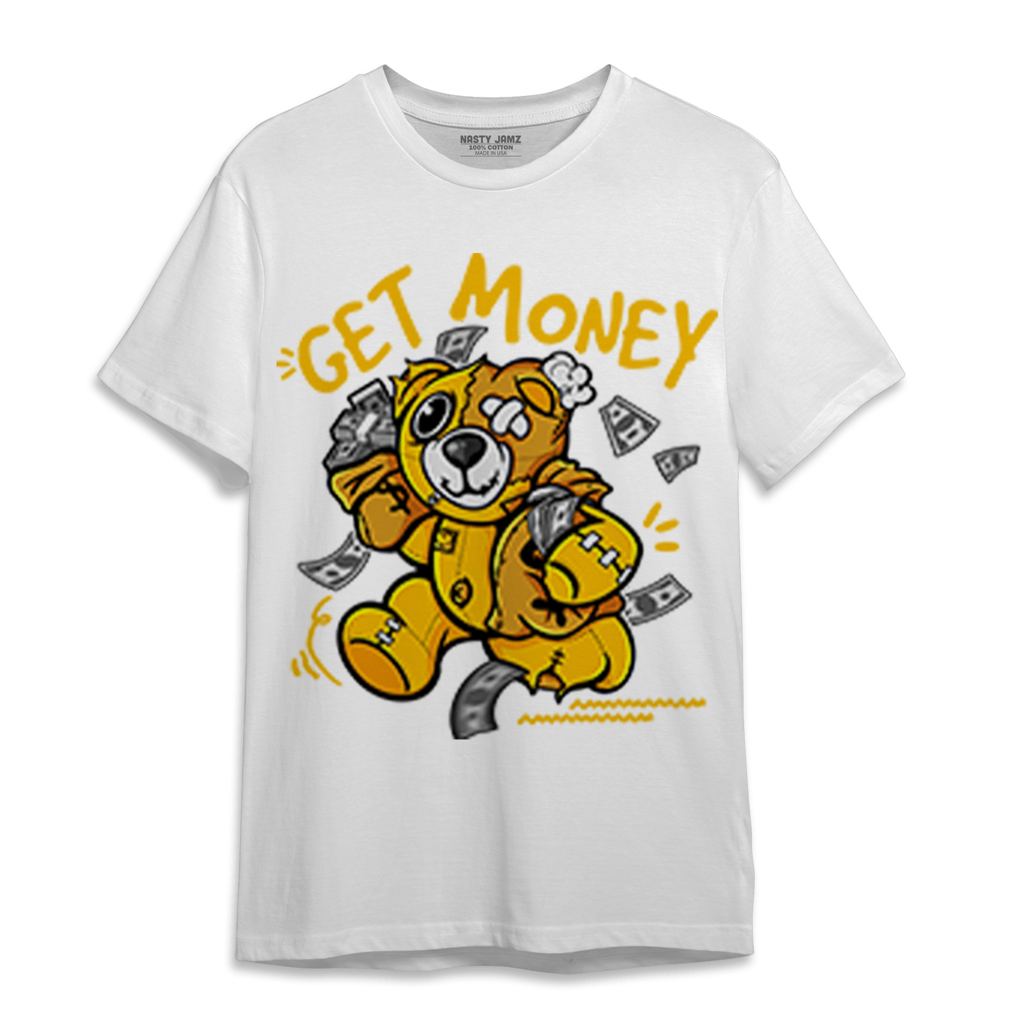 Yellow Ochre 1s T Shirt Match Get Money BER - NastyJamz