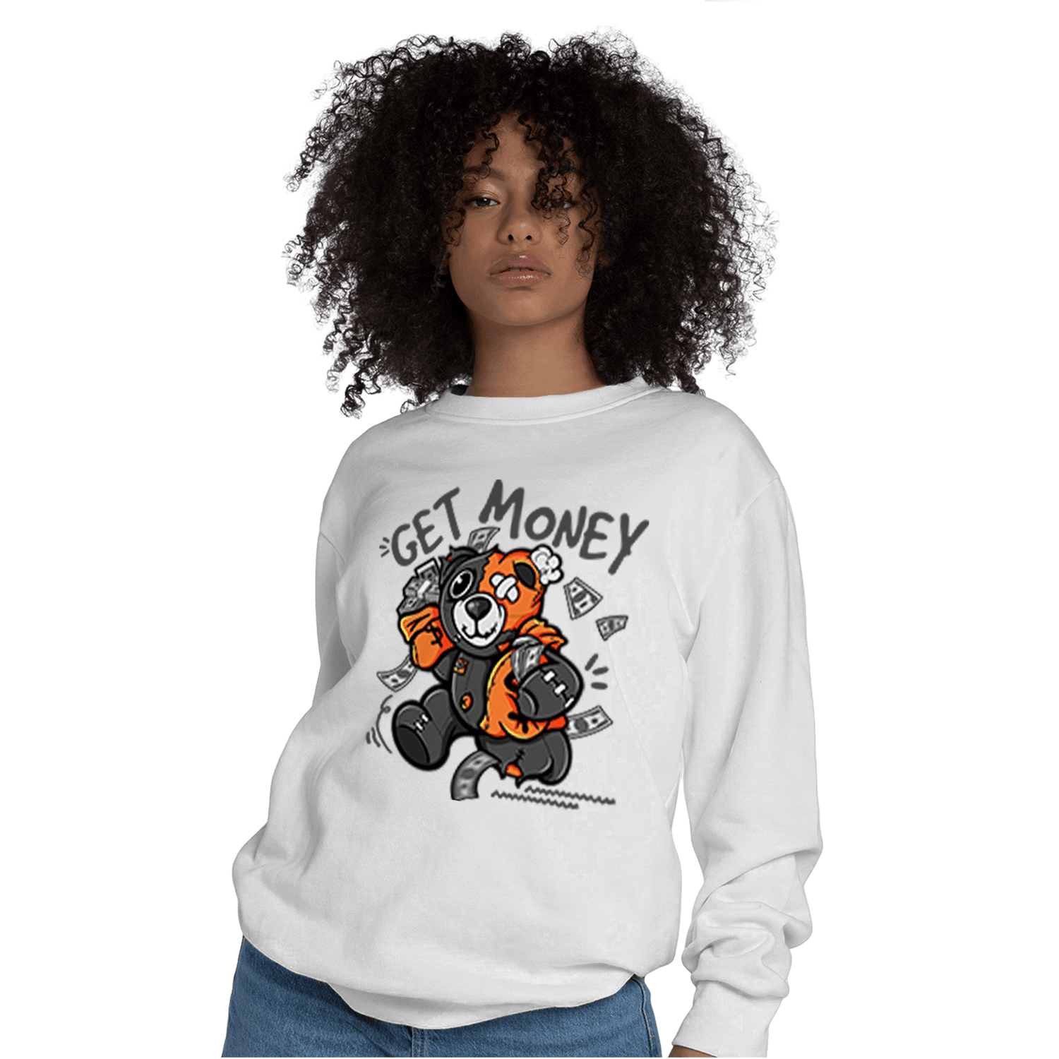Fear Pack 3s Sweatshirt Match Get Money BER - NastyJamz