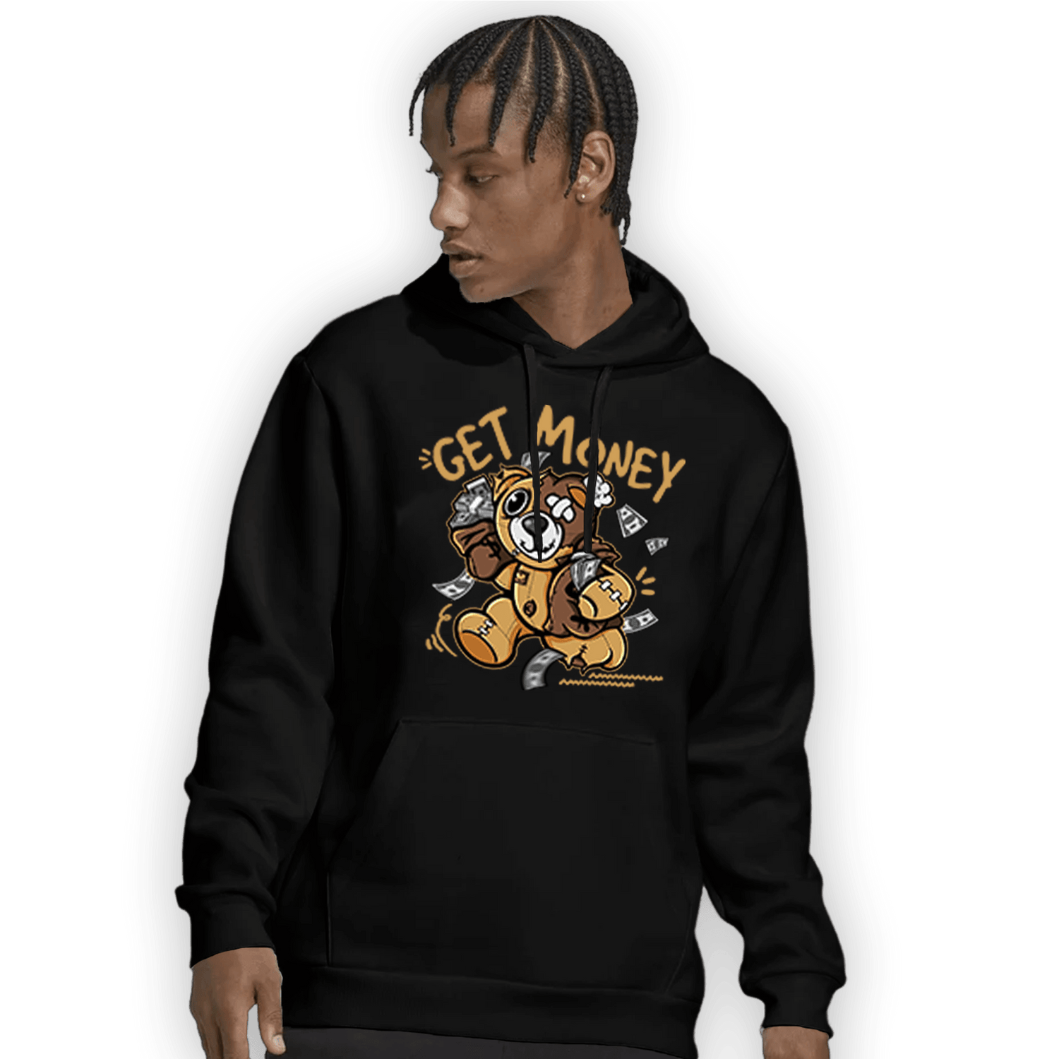 Cacao Wow 4s Hoodie Match Get Money BER - NastyJamz
