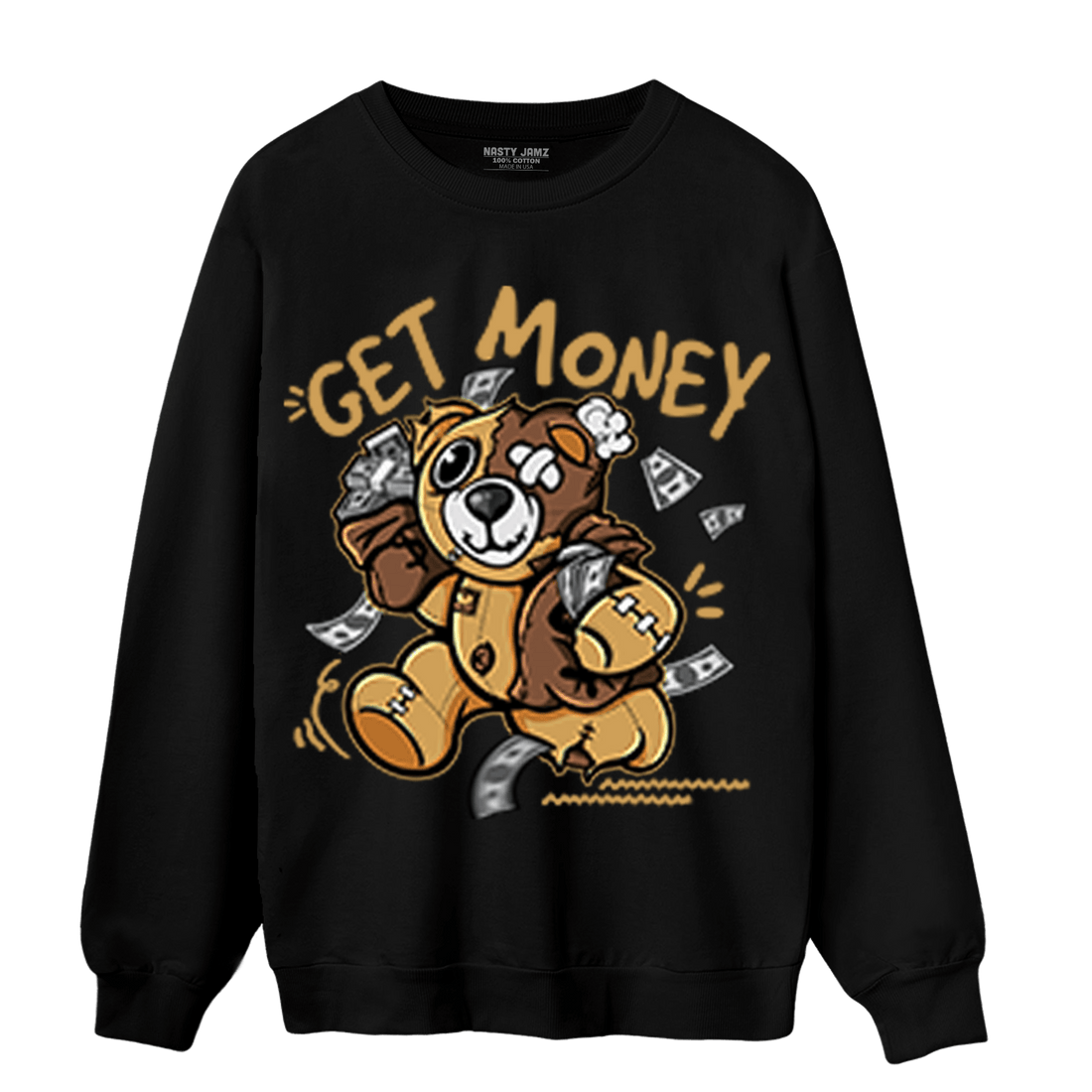 Cacao Wow 4s Sweatshirt Match Get Money BER - NastyJamz