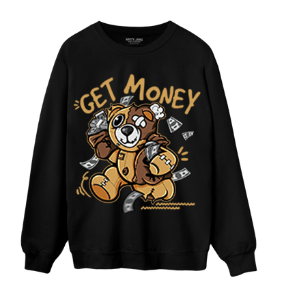 Cacao Wow 4s Sweatshirt Match Get Money BER - NastyJamz