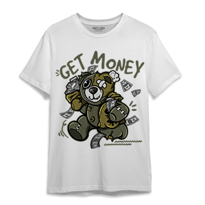SE Craft Medium Olive 4s T Shirt Match Get Money BER - NastyJamz