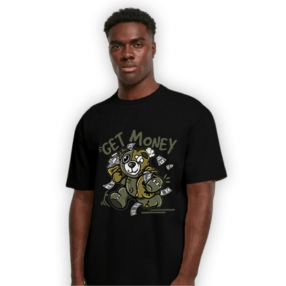 SE Craft Medium Olive 4s T Shirt Match Get Money BER - NastyJamz