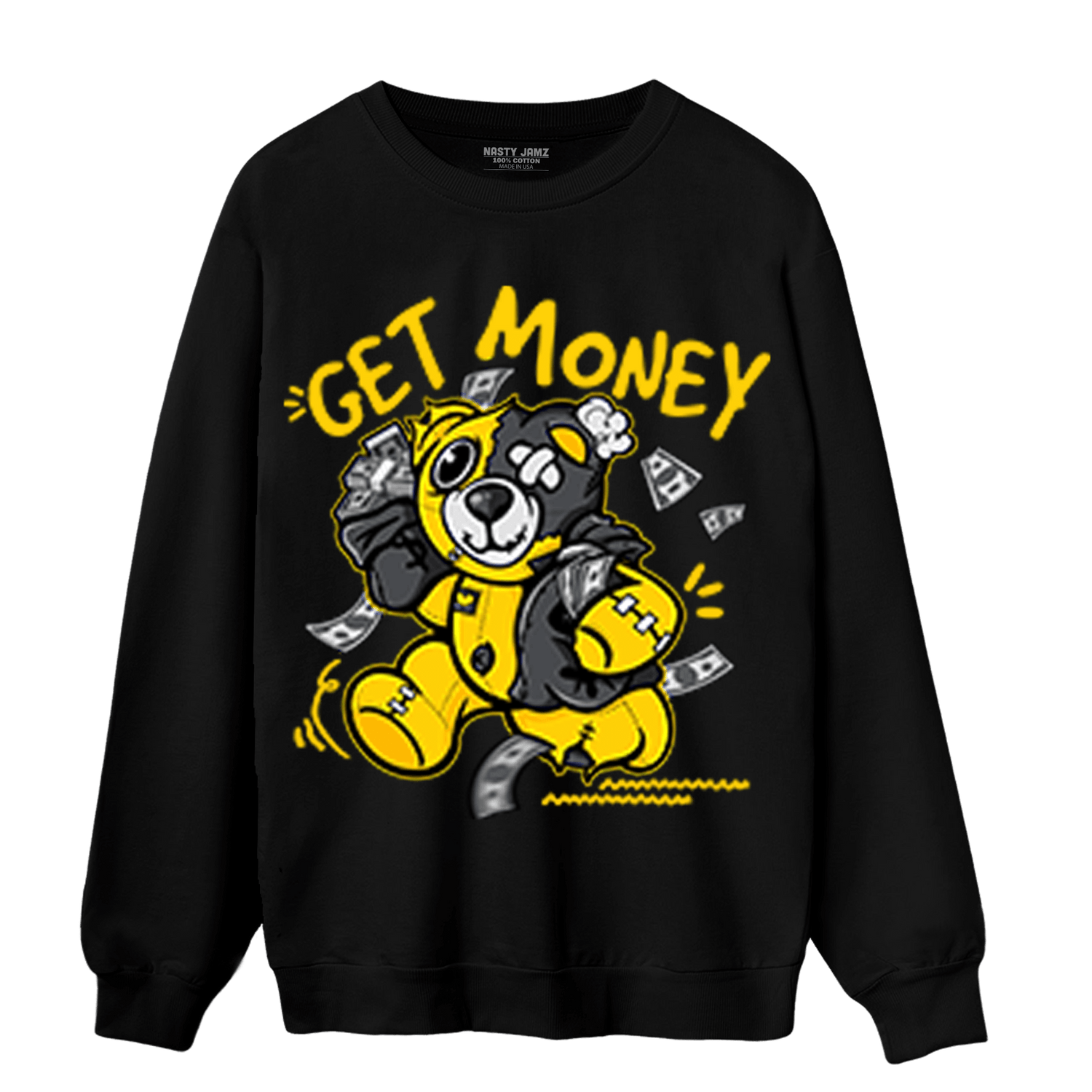 Thunder 4s Sweatshirt Match Get Money BER - NastyJamz